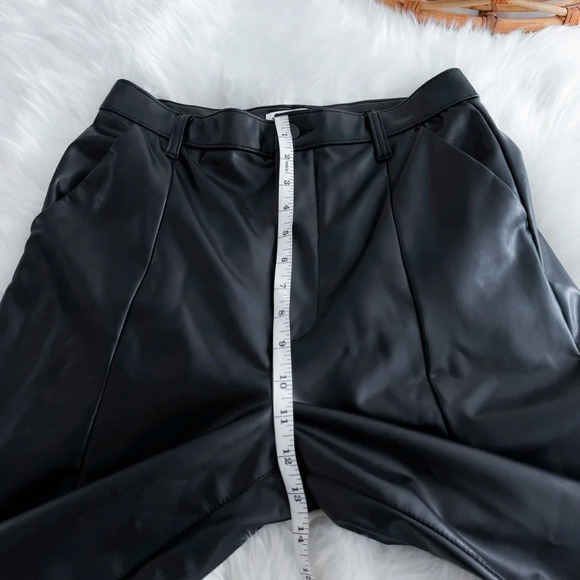 Abercrombie & Fitch Black Leather Pants - Picture 13 of 14